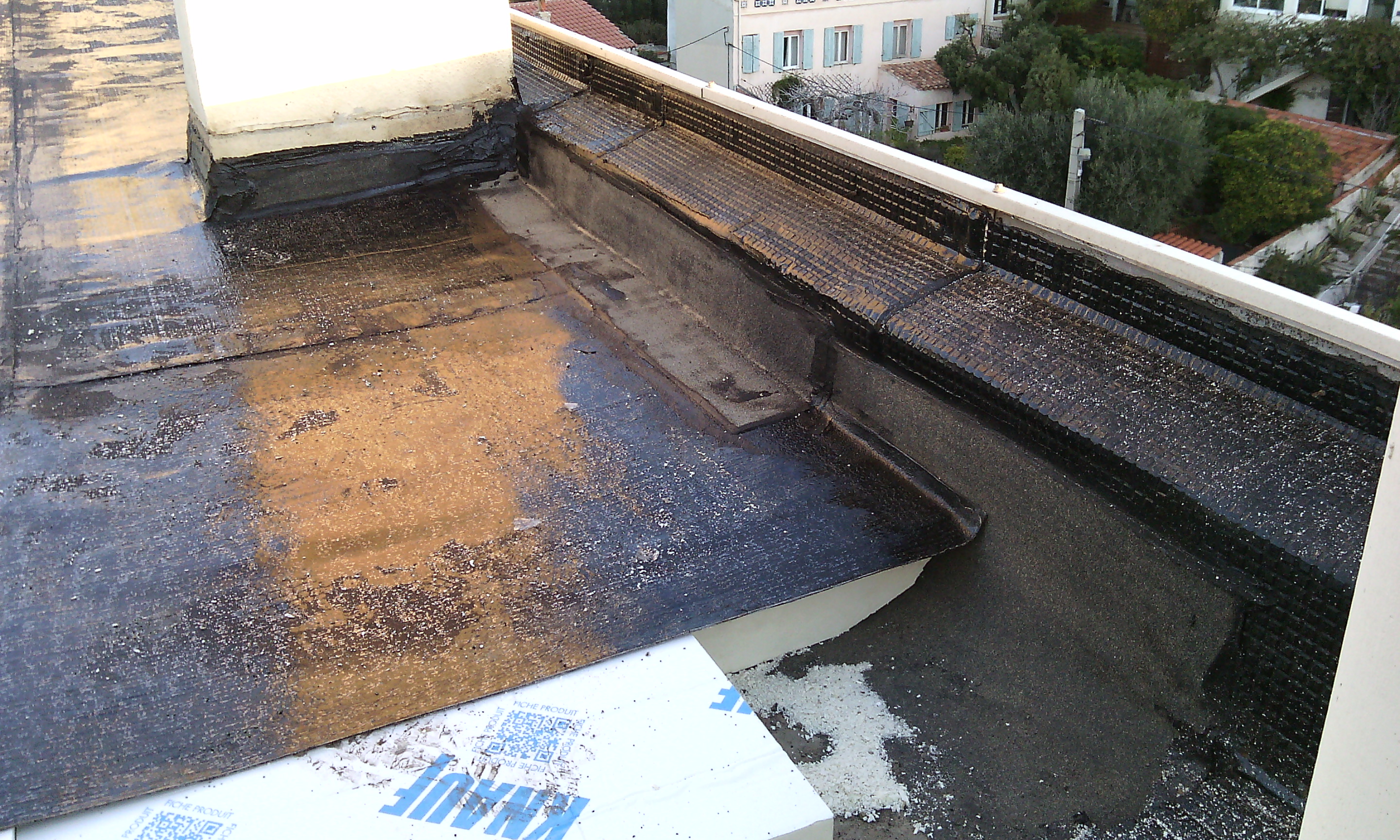 relevé d'étanchéité et isolant relevé d'étanchéité et isolant